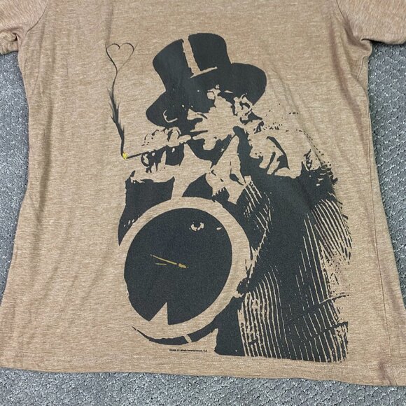 Flavor Flav T Shirt Men's Medium 2007 Flavor of Love Brown Ringer T Shirt - Picture 2 of 10